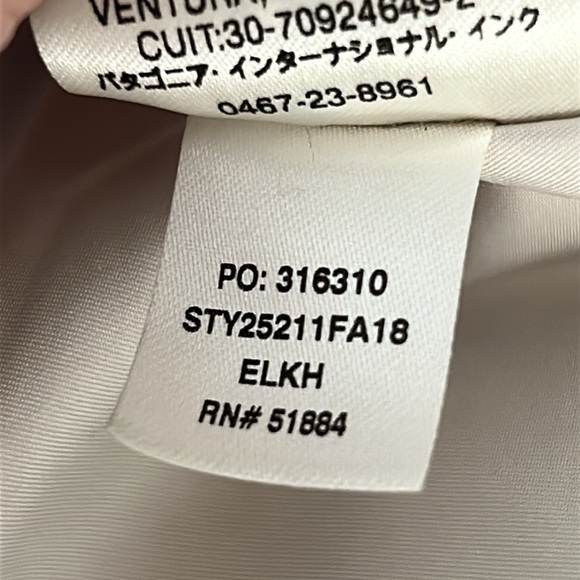 Patagonia Los Gatos Full Zip Beige Jacket Size XL - Picture 6 of 12